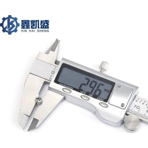 GB845-B M3 100Pcs Environment Friendly Carbon Steel Nickel Plated Silver Cross Round Head Self Tapping Screws StainlessSteel304