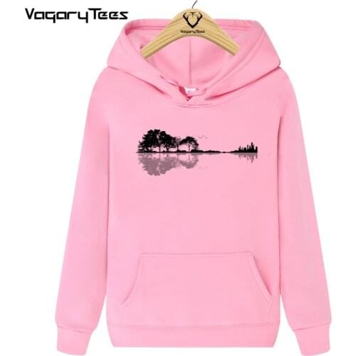 No glue feeling Print Nature Guitar autumn Hoodies Men Fashion My Beats For Music&Nature punk Hip Hop Streetwear Hoodie Homme