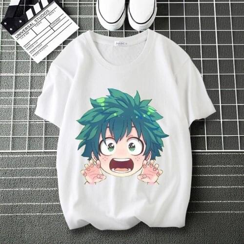 My Hero Academia Bakugo Katsuki Comic Print Cool T-Shirt Round Neck Short Sleeve Modal Unisex Tshirt