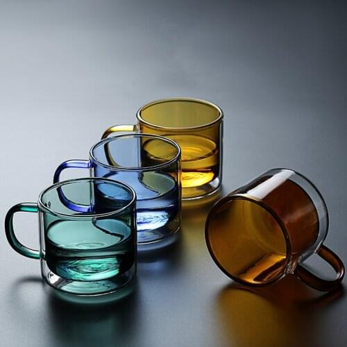 Coffee Mug Cup Glass Drinkware Mugs Tea Cups Double Glasses Milk Blue Wine Christmas2020 Tazas Tasse стакан кружка أواني الشاي