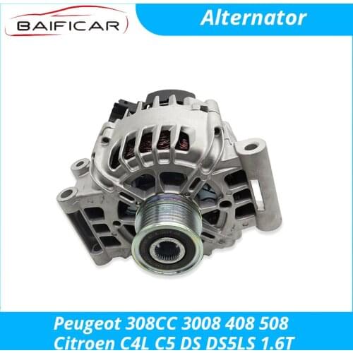 Baificar Brand New Genuine Alternator Assembly Generator for Peugeot 308CC 3008 408 508 Citroen C4L C5 DS DS5LS 1.6T