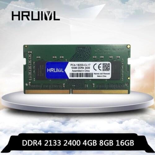 HRUIYL Ram DDR4 8GB 4GB 16GB 2133Mhz 2400Mhz 2133 2400 MHZ PC-1700S Memory Ram sodimm memoria For laptop notebook DDR4 4G 8G 16G