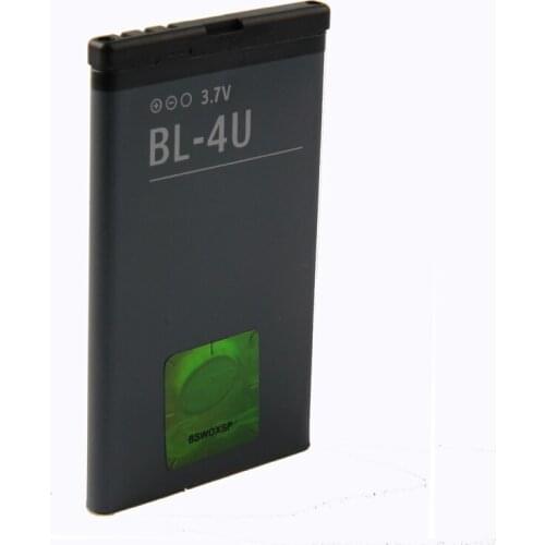 Original BL-4U phone battery for Nokia 3120c C5-03 5250 5330XM E75 5530XM 5730XM 6212c BL4U 1110mAh