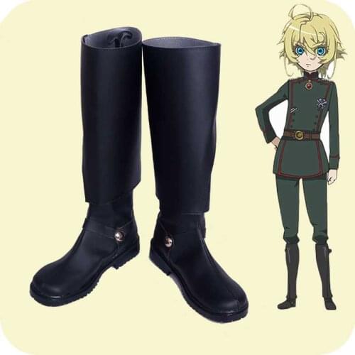 Saga of Tanya the Evil Cosplay shoes Youjo Senki Tanya von Degurechaff Anime boots Custom-made