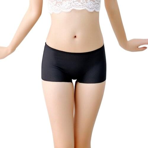 Sexy Women Soft Seamless Safety Short Pants Summer Under Skirt Shorts Soft Comfortable Ice Silk Breathable Short Tights for Girl
