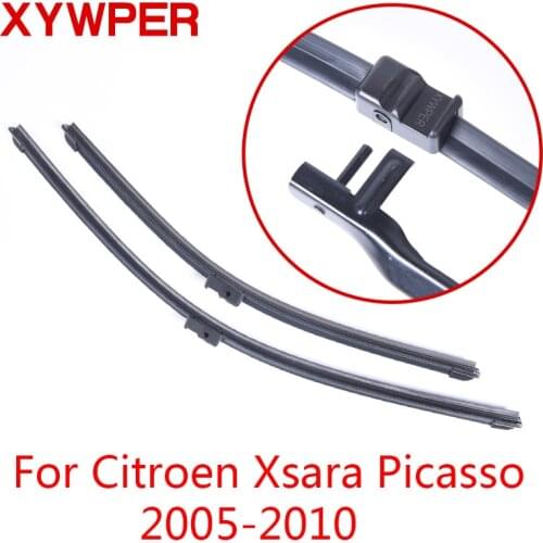 XYWPER Windshield Wiper Blades for Citroen Xsara Picasso 2005 2006 2007 2008 2009 2010 Car Accessories Soft Rubber Wiper Blades