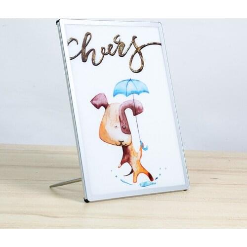 A4 led light box with lighted menu stand base lighted clear box