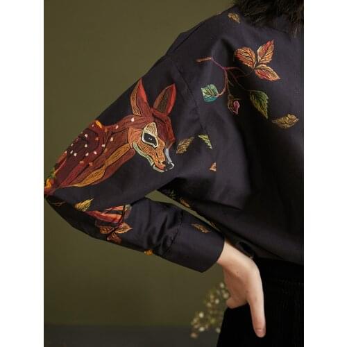 YANGYAN Black Blouses