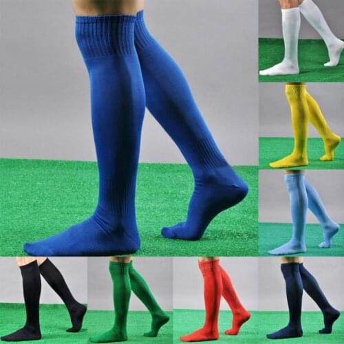 1 Pair Men Sport Football Soccer Long Socks Over Knee High Sock Baseball Hockey Calcetines De Fútbol Para Hombre Dropshipping