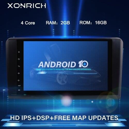 2 Din Android 10 GPS Car Radio Multimedia Player For Mercedes Benz ML W164 ML350 ML500 X164 GL320 GL Navigation Head unit Stereo