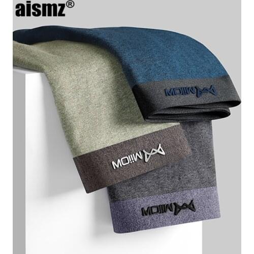 Aismz New 3pcs Men Boxer Shorts Graphene Antibacterial Man Underwear Cotton Boxer Male Solid Color Breathable Shorts Panty