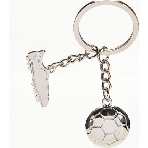 1pcs Fashion Trinkets Keychain Alloy Metal Key Chain Football Soccer Shoes Key Chains Gift For Boys