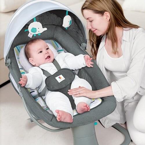 Mastela baby artifact electric baby rocking chair with baby comforting chair baby cradle sleeping recliner child rocking table