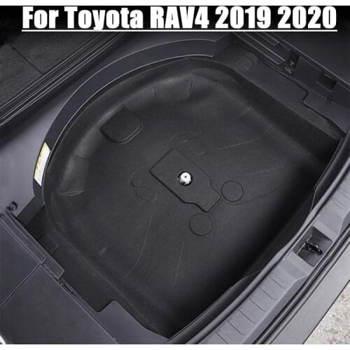 For Toyota RAV4 RAV 4 2019 2020 5th Spare Tire Box Sound Heat Insulation Cotton Trunk Foam Flame Retardant Noise Reduction