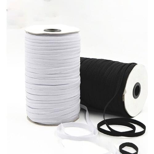 3mm 5mm 6mm Elastic Band For Mask 8/10/12 Wide Elastic Cord Ribbon Rubber Band Tape For Diy Masks Clothing Sewing Accessories