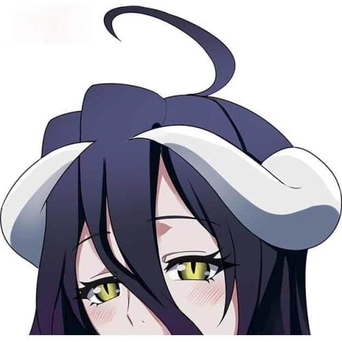 Personality Albedo Overlord Car Decals Fashion Occlusion Scratch Personality Stickers Suitable for GTR EVO SX Apply To Car Door