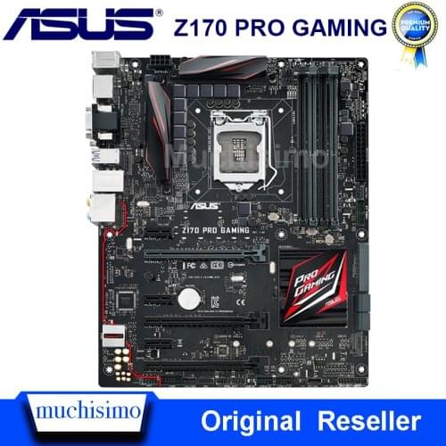 Asus Z170 PRO GAMING Desktop Motherboard Z170 Socket LGA 1151 For Core i7 i5 i3 DDR4 64G USB3.0 M.2 ATX Original Used Mainboard