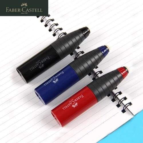 FABERCASTELL Multipurpose Pencil Sharpener with Eraser Creative Single Hole Pen Knife Cutting Student Office Stationery Supplies