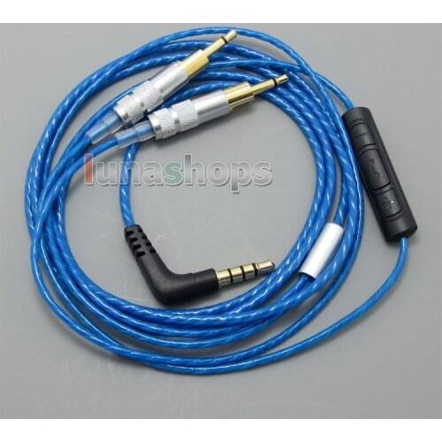 LN004987 With Mic Remote Volume Cable For Sennheiser HD700 Headphone Earphone