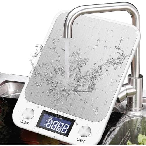 World Master Display 10kg/1g Multi-function Digital Kitchen Scale Stainless Steel Weighing Food Scale Cooking Tools Balance