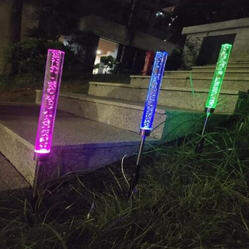 Bubble Solar Garden Pathway Lights Lawn Lamp For Garden Decoration Outdoor Path Light Wireless Waterproof Night Led Solar Lamp