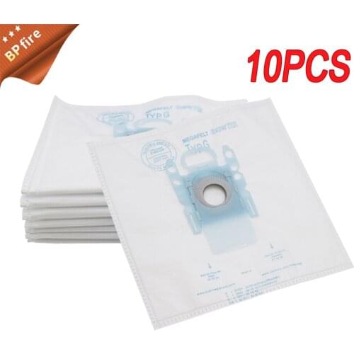 10pcs vacuum cleaner dust bag Type G for Bosch Microfibre GXXL GXL MegaAir SuperTex BBZ41FGXXL for SIEMENS BSG6 BSG7 BSGL3126