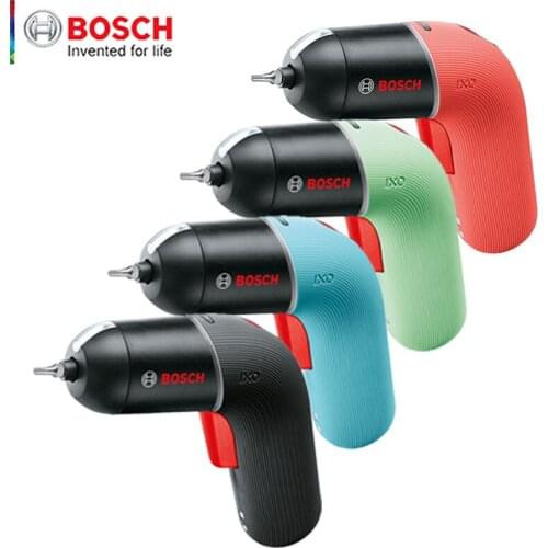BOSCH IXO 6 Cordless Electric Screwdriver Professional Color 3.6V USB Rechargeble Lightweight Small Home Deco Li-ion Battery