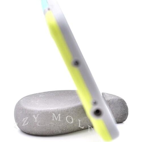 Comma Silicone Mold Flat Panel Mobile Phone Holder Desktop Table Decorations Cement Life Supplies Molds Moulds Silicone Rubber