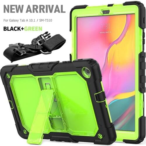 Silicone Shockproof Case for Samsung Galaxy Tab A 10.1 2019 Funda Tablet Cover for Galaxy Tab T510 T515 SM-T510 SM-T515