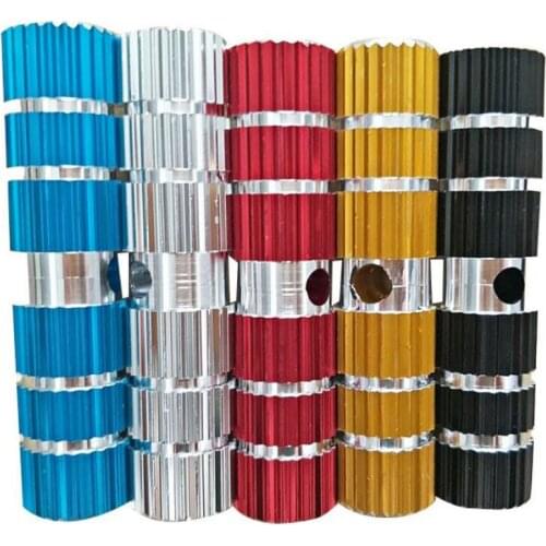 Cycling Alloy Foot Pegs Aluminum MTB Pedals Front Rear Axle Footrest Peg Mountain Sport Solid Footing Bike Accessories