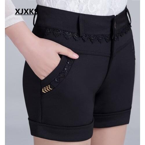 Женские завышенные шорты XJXKS China At AliExpress