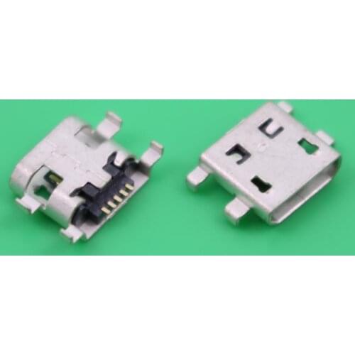 YuXi Micro USB connector B type female jack sink 1.0 DIP 5 Pin 4FEET FLAT MOUTH