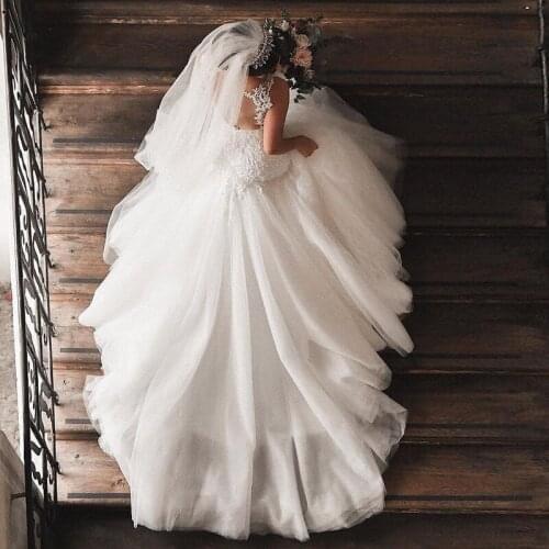 Vintage See Through Back Mermaid Wedding Dresses Vestidos De Novia 2021 V Neck Lace Appliques Tulle Bridal Gown