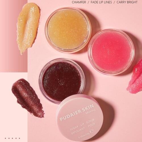 1pc 10g Lip Scrub Mask Lip Plumper Moisture Lip Balm Exfoliating Anti-Ageing Scrub Lip Film Nourish Repair Fine Lines Lips Care