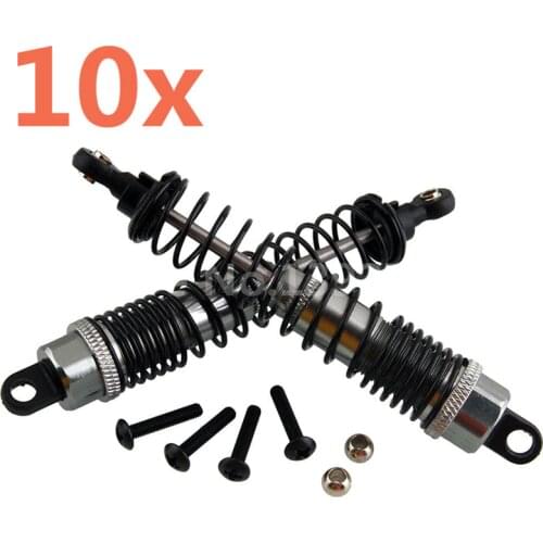 10Pcs RC Car HPI Aluminum Upgrade Shock Absorber(Al.) With Screws For 1/10 Scale Models BULLET3.0 FLUX MT/ST Remote Control Car