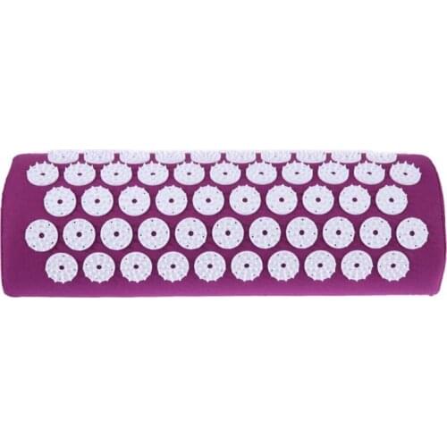 2pcs Massager Cushion Acupuncture Sets Relieve Stress Back Pain Mat/Pillow Rose Spike Massage And Relaxation