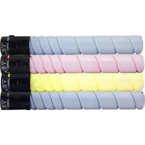 4 Pcs TN220 BK C Y M 25K High Yield Toner Cartridge BHC221 C7122 C7128 Compatible Konica Minolta Bizhub C221 221S 281 Photocopy