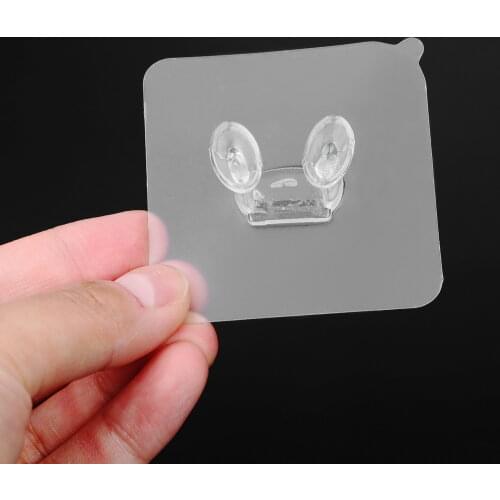 5pcs Strong Adhesive Hook Power Plug Socket Hanger Holder Wall Mounted Self Sticky Hooks Multi-function Wall Storage Hooks