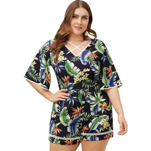 BILISHION Women's Jumpsuits With Print