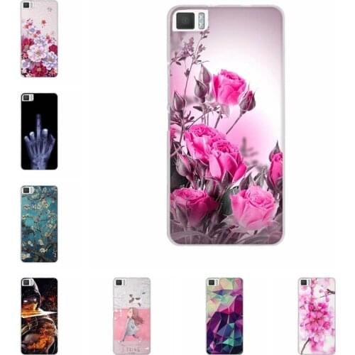 4.5" For BQ Aquaris M4.5 Case Luxury Printed Painted Pattern Cover For BQ Aquaris M4.5 Cover Thin Case for BQ M4.5 Bag