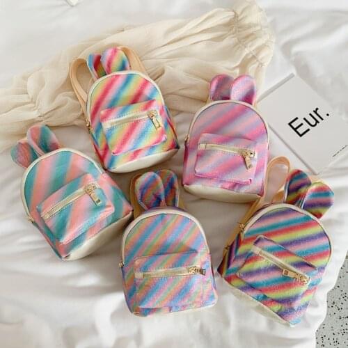 Childrens Mini Backpack Purse Cute Shiny Laser School Bags for Girls Backpack School Kids Bag Mochilas