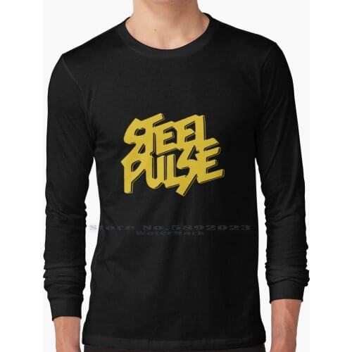 Burning Seeds Steel Long Sleeve T Shirt 100% Pure Cotton Big Size Pulse Band Black Bob Uhuru Spear Tribal Marley