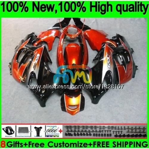 Body For SUZUKI KATANA GSXF Orange black 750 600 GSXF600 03 04 05 06 07 34BS.63 GSX600F GSXF750 2003 2004 2005 2006 2007 Fairing