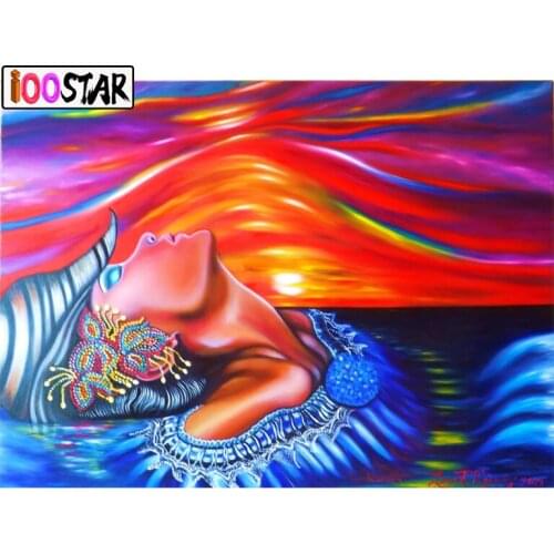 New picture of Rhinestone DIY 5D Diamond Embroidery Diamond Mosaic abstract beauty Diamond Painting Cross Stitch