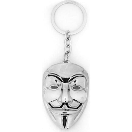 New Design mask keychain Metal Car Key Chain Key Ring Bag pendant For Man Women Gift 17102