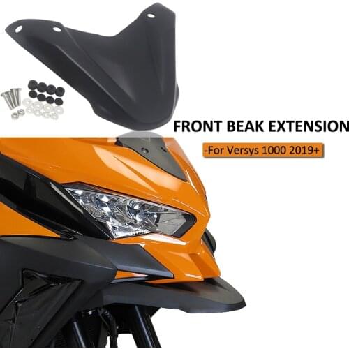 New Motorcycle For Kawasaki Versys 1000 2019 2020 Front Wheel Fender Beak Nose Cone Guard Extension Cover Cowl Fairing
