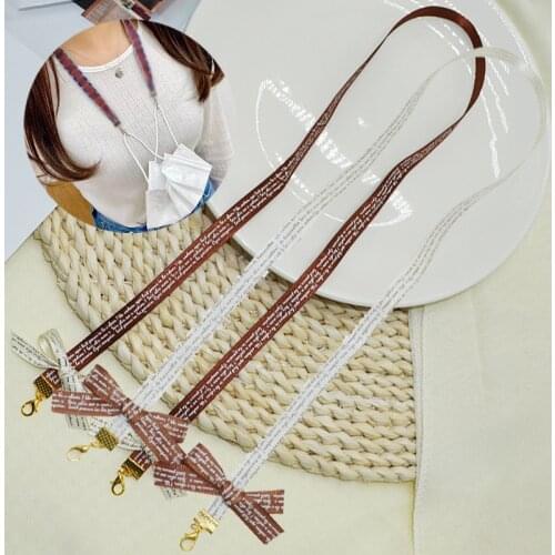 Anti-lost Ears Face Mask Hanging Lanyard Neck Rop Hook Handy Save Diy Cover Band Convenient Holder Women Organizer Storage Chain