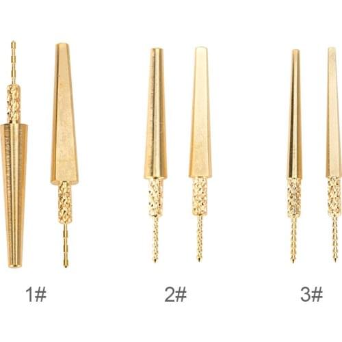 Dental Lab Brass Dowel Stick Pins with Spike 1000 Pcs 3 Models