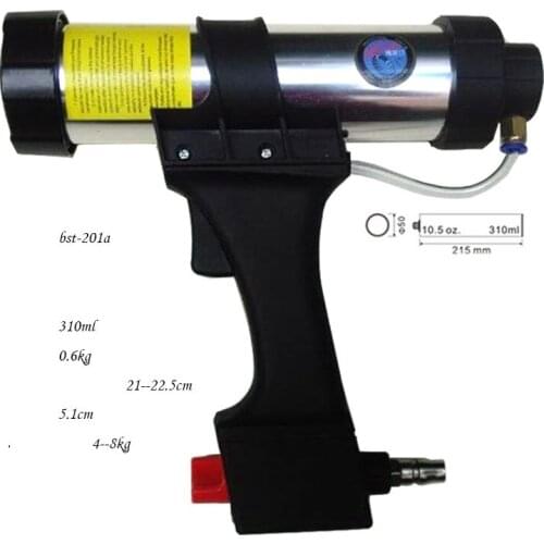 Taiwan Bo Siting glass glue gun pneumatic gun silicone gun 201a310ml the bottle