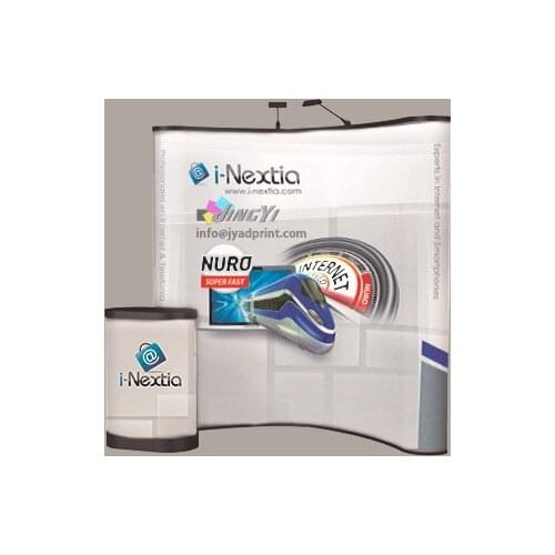 PVC POP up Backdrop Stand + Lights + PODIUM, free shipping to Japan, Malaysia, Singapore, Korea